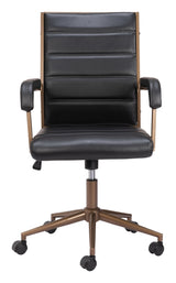 Auction Vintage Black Office Chair by Zuomod at Eve Furniture