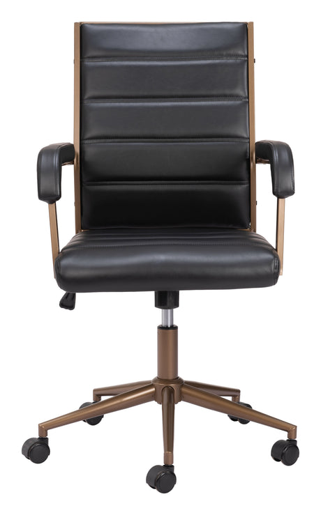 Auction Vintage Black Office Chair by Zuomod at Eve Furniture