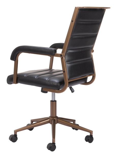 Auction Vintage Black Office Chair by Zuomod at Eve Furniture