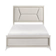 Audra White California King Panel Bed by Homelegance at Eve Furniture