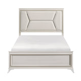 Audra White King Panel Bed by Homelegance at Eve Furniture