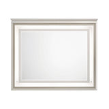 Audra White Mirror (Mirror Only) by Homelegance at Eve Furniture