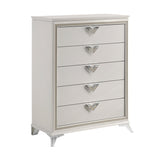 Audra White Panel Bedroom Set by Homelegance at Eve Furniture