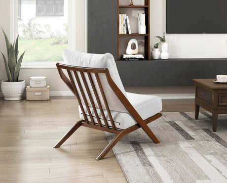 Audrey Beige Accent Chair by Homelegance at Eve Furniture