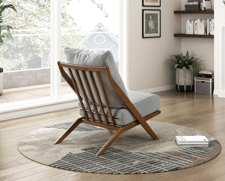 Audrey Gray Accent Chair by Homelegance at Eve Furniture