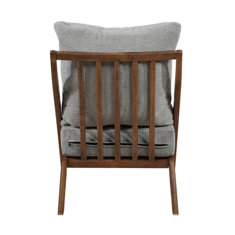 Audrey Gray Accent Chair by Homelegance at Eve Furniture
