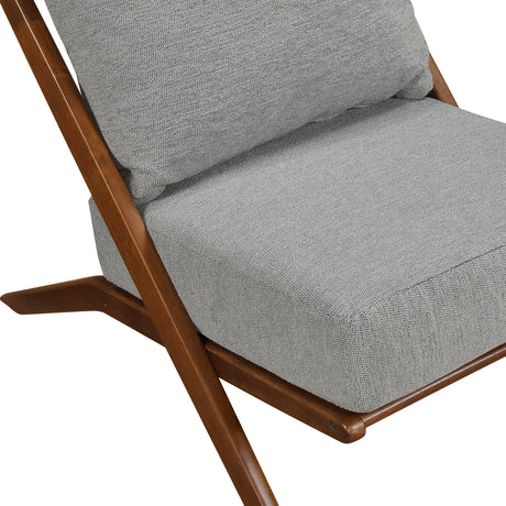 Audrey Gray Accent Chair by Homelegance at Eve Furniture