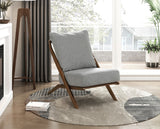 Audrey Gray Accent Chair by Homelegance at Eve Furniture