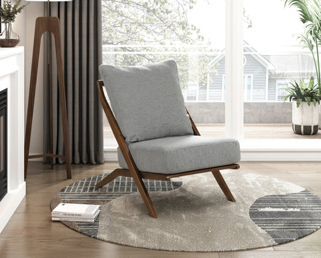 Audrey Gray Accent Chair by Homelegance at Eve Furniture