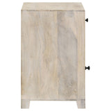 August White Washed 1-Door Accent Cabinet by Coaster at Eve Furniture