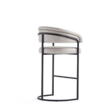 Augusta Barstool in Light Grey (set of 3) by Manhattan Comfort at Eve Furniture