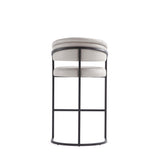 Augusta Barstool in Light Grey (set of 3) by Manhattan Comfort at Eve Furniture