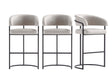 Augusta Barstool in Light Grey (set of 3) by Manhattan Comfort at Eve Furniture