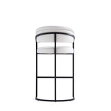 Augusta Barstool in White by Manhattan Comfort at Eve Furniture