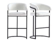 Augusta Barstool in White (set of 2) by Manhattan Comfort at Eve Furniture