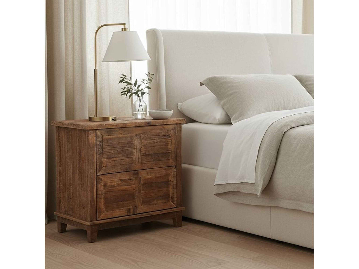 Augusta Brown Nightstand by Moe's Home at Eve Furniture