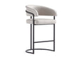 Augusta Counter Stool in Light Grey by Manhattan Comfort at Eve Furniture