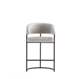 Augusta Counter Stool in Light Grey (set of 3) by Manhattan Comfort at Eve Furniture