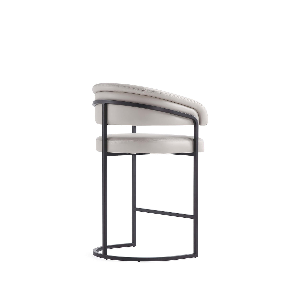 Augusta Counter Stool in Light Grey (set of 3) by Manhattan Comfort at Eve Furniture