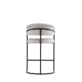 Augusta Counter Stool in Light Grey (set of 3) by Manhattan Comfort at Eve Furniture