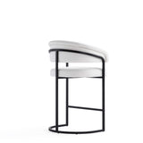 Augusta Counter Stool in White (set of 2) by Manhattan Comfort at Eve Furniture