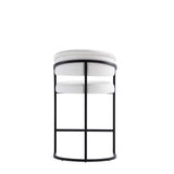 Augusta Counter Stool in White (set of 3) by Manhattan Comfort at Eve Furniture