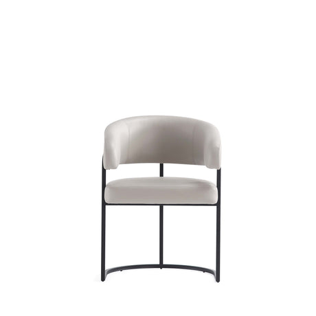 Augusta Dining Chair in Light Grey by Manhattan Comfort at Eve Furniture
