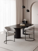 Augusta Dining Chair in Light Grey (set of 2) by Manhattan Comfort at Eve Furniture