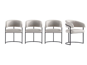 Augusta Dining Chair in Light Grey (set of 4) by Manhattan Comfort at Eve Furniture