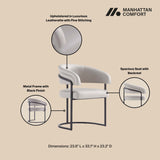 Augusta Dining Chair in Light Grey (set of 6) by Manhattan Comfort at Eve Furniture