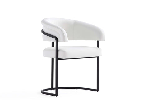 Augusta Dining Chair in White by Manhattan Comfort at Eve Furniture