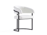 Augusta Dining Chair in White by Manhattan Comfort at Eve Furniture