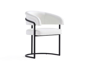 Augusta Dining Chair in White by Manhattan Comfort at Eve Furniture