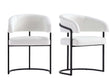 Augusta Dining Chair in White (set of 2) by Manhattan Comfort at Eve Furniture