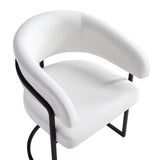 Augusta Dining Chair in White (set of 4) by Manhattan Comfort at Eve Furniture