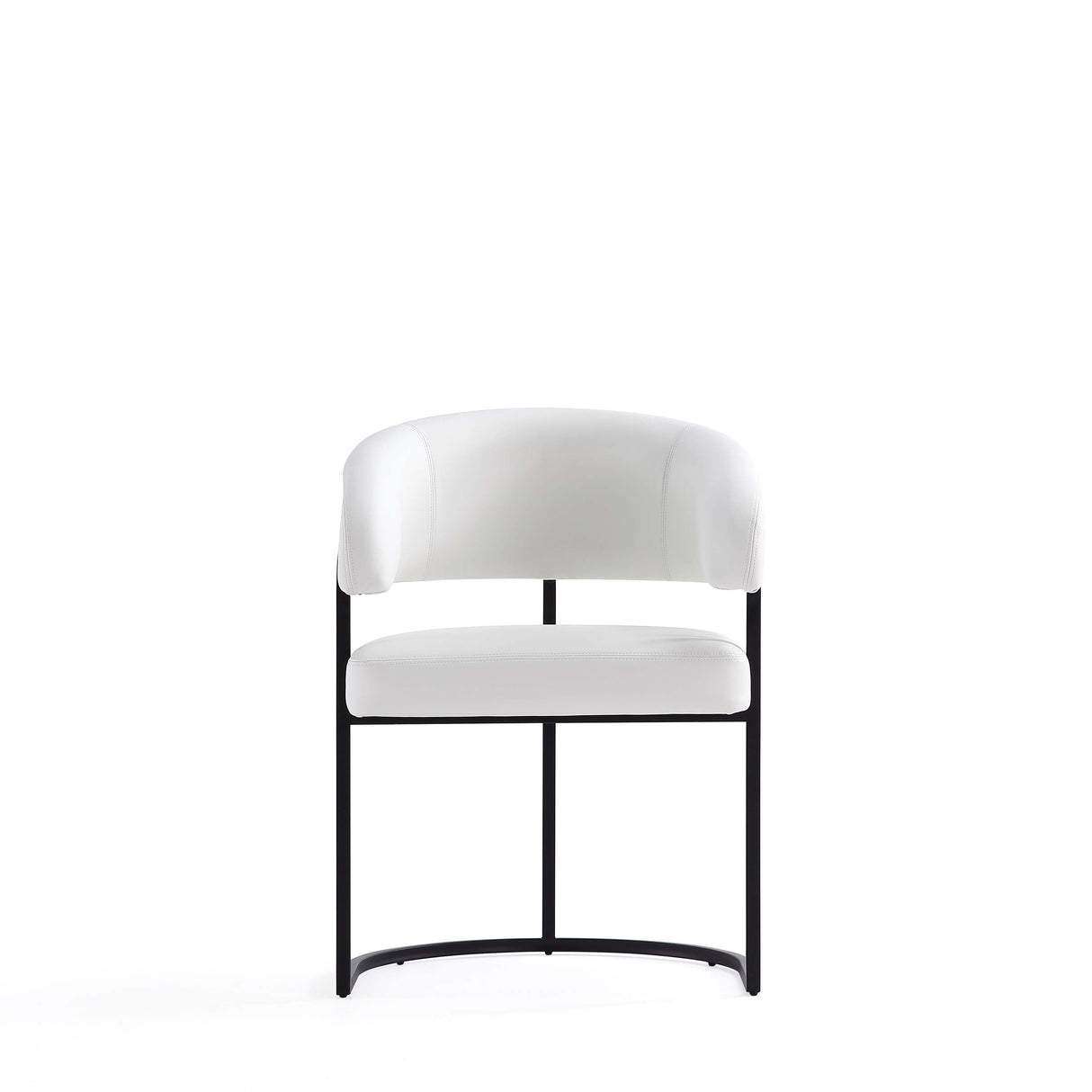 Augusta Dining Chair in White (set of 4) by Manhattan Comfort at Eve Furniture