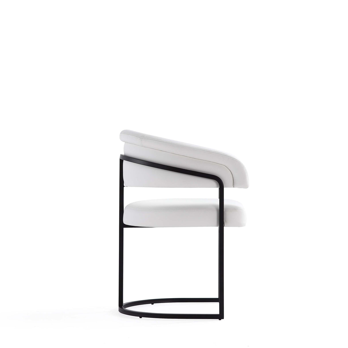 Augusta Dining Chair in White (set of 4) by Manhattan Comfort at Eve Furniture