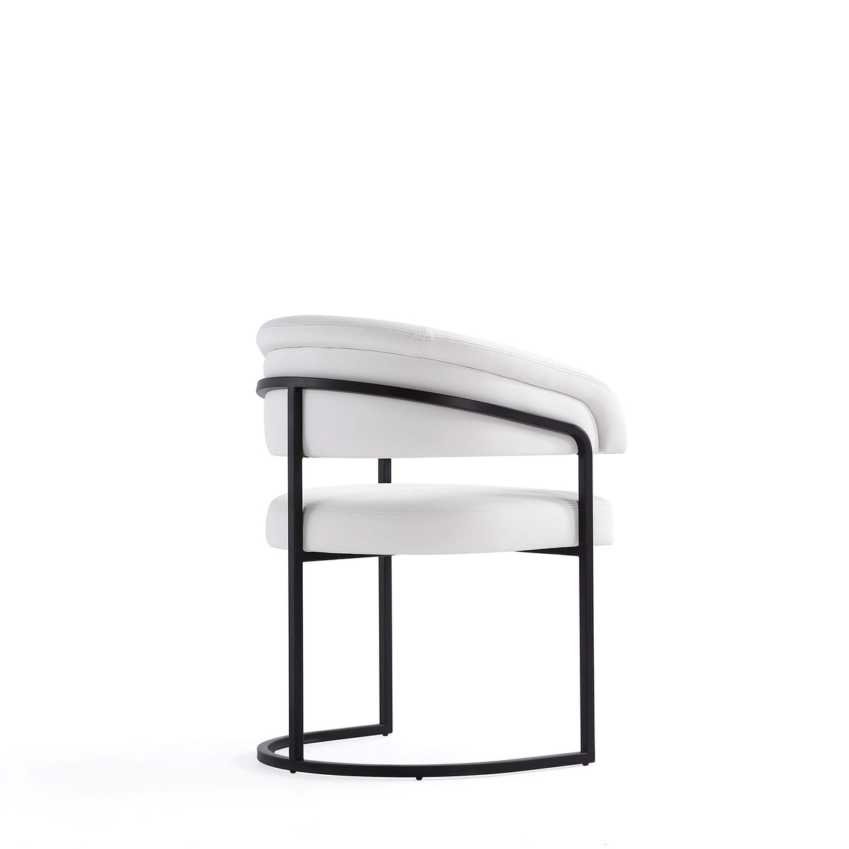 Augusta Dining Chair in White (set of 4) by Manhattan Comfort at Eve Furniture