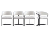 Augusta Dining Chair in White (set of 4) by Manhattan Comfort at Eve Furniture