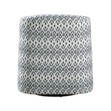 Augustine Blue/White Swivel Chair by Homelegance at Eve Furniture