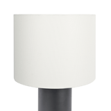 Aura Black Table Lamp with On/Off Switch Black Block Base