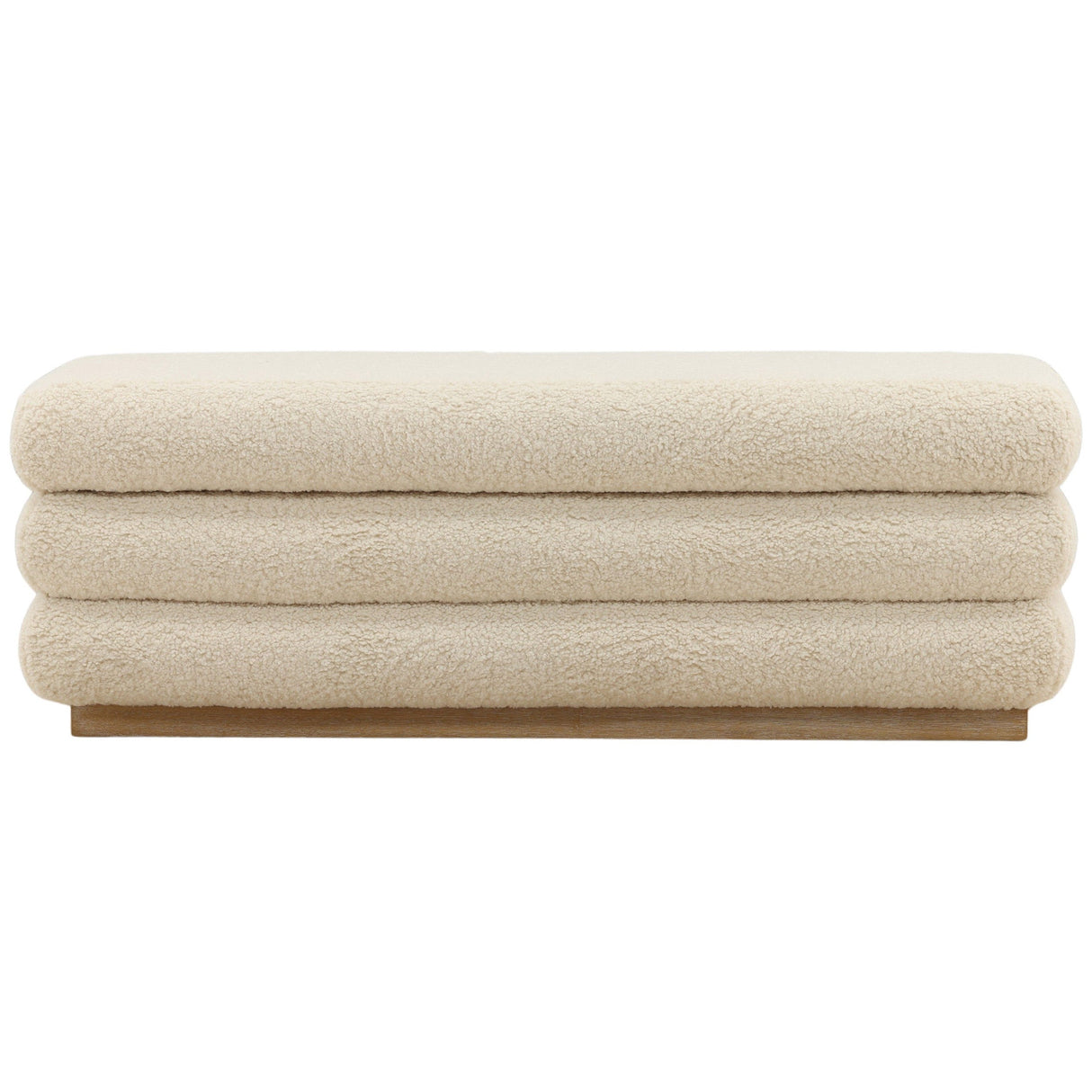 Aura Storage Bench, Cream by Dovetail at Eve Furniture