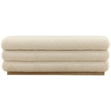 Aura Storage Bench, Cream by Dovetail at Eve Furniture