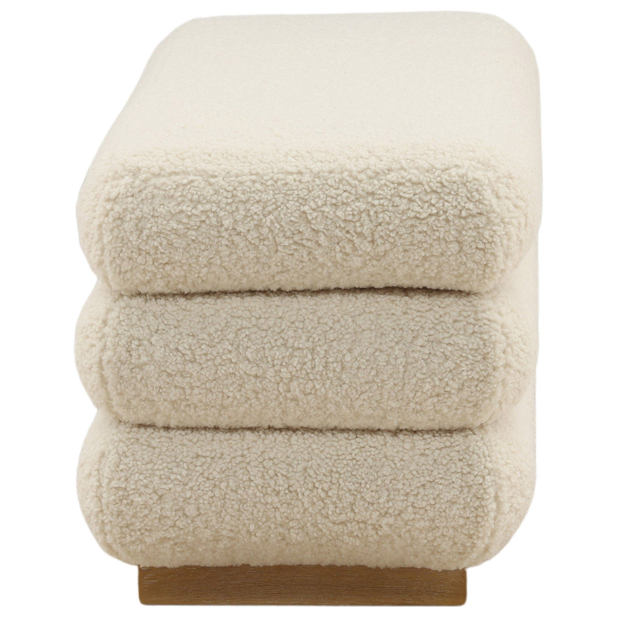Aura Storage Bench, Cream by Dovetail at Eve Furniture