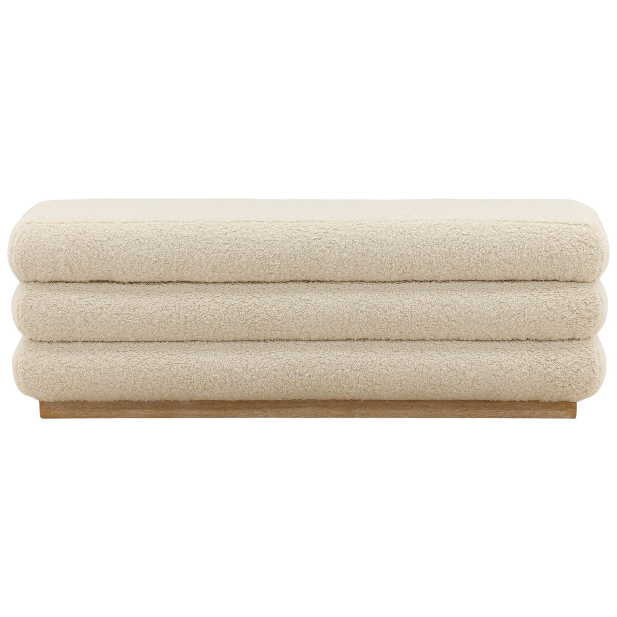 Aura Storage Bench, Cream by Dovetail at Eve Furniture