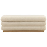 Aura Storage Bench, Cream by Dovetail at Eve Furniture