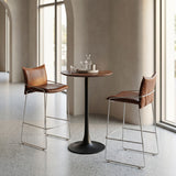 Auray Brown Bar Table by Zuomod at Eve Furniture