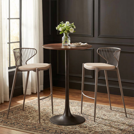 Auray Brown Bar Table by Zuomod at Eve Furniture