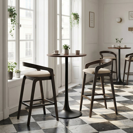 Auray Brown Bar Table by Zuomod at Eve Furniture