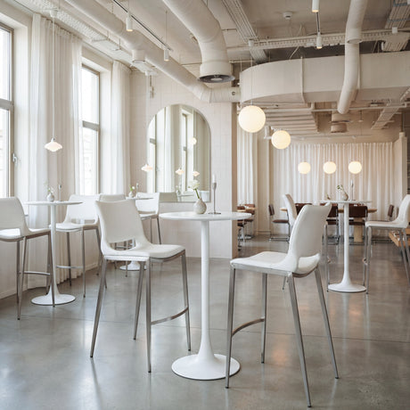 Auray White Bar Table by Zuomod at Eve Furniture